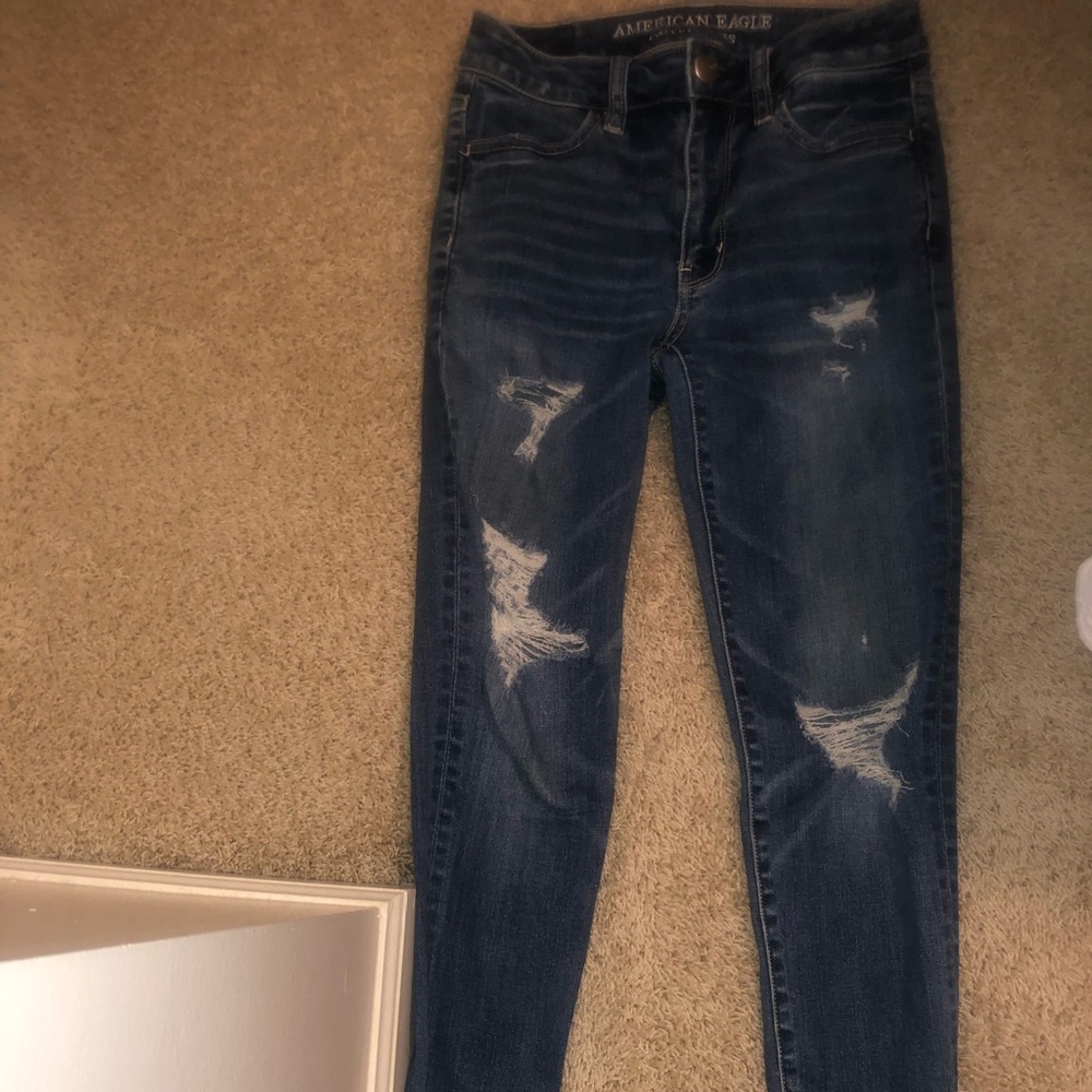 American Eagle High-Rise Jegging, 0, like new